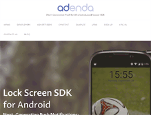 Tablet Screenshot of adendamedia.com